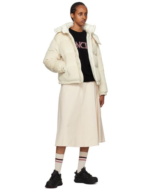 Moncler Natural Off-white Daos Down Jacket