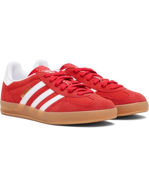 Adidas Originals Red Gazelle Indoor Sneakers for men