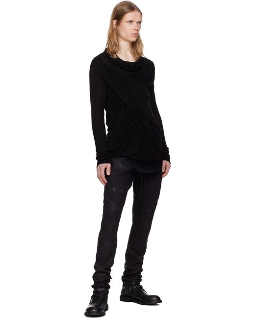 【関税込み】JULIUS ブラック Prayer 長袖Tシャツ メンズ Julius ブラック Prayer 長袖Tシャツ ブラック | Lyst