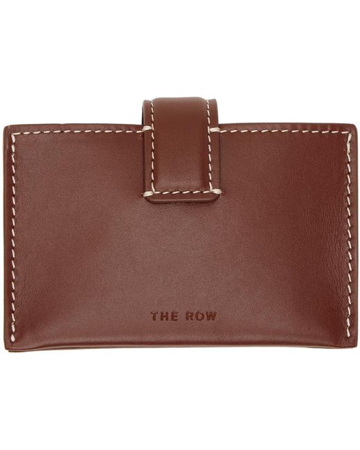 The Row Brown Multi Card Holder