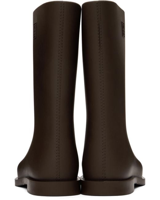Totême  Toteme Brown 'the Rain Boot' Boots