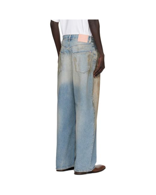Acne Black Loose Fit 2023 Jeans for men