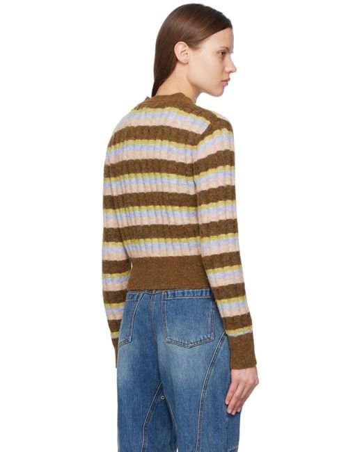 ANDERSSON BELL Green Ssense Exclusive Kelly Cardigan