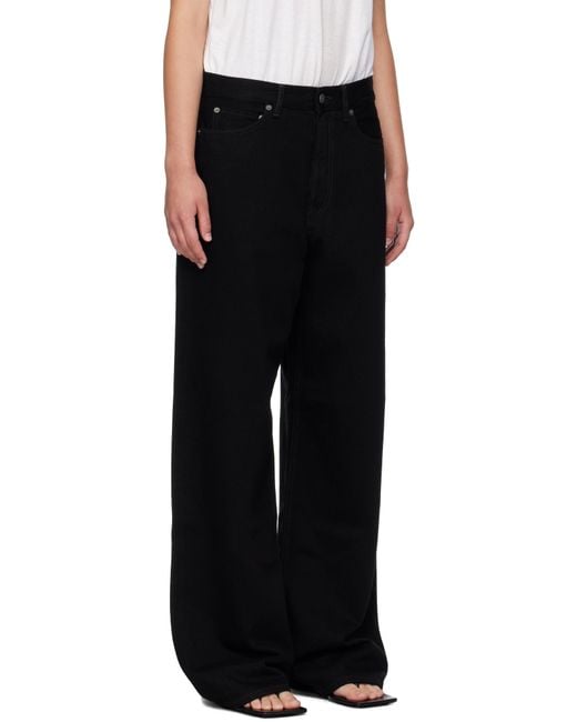 Acne Black Loose Fit 1981 Jeans