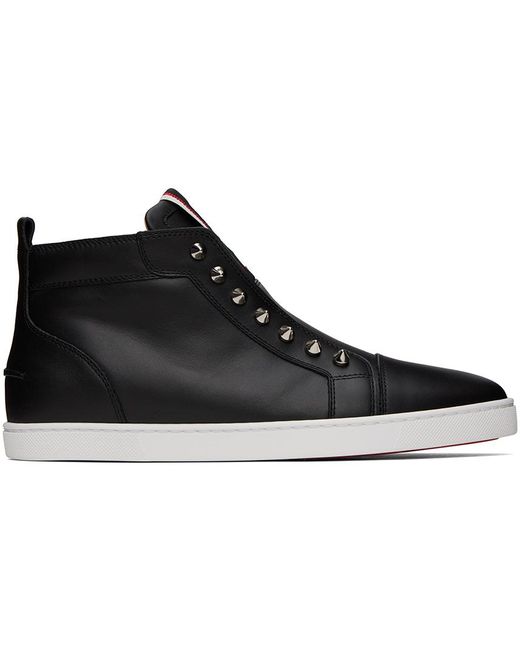 Christian Louboutin Black F.a.v Fique A Vontade Sneakers for men
