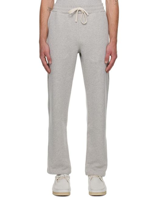 Norse Projects Gray Falun Classic Lounge Pants for Men | Lyst