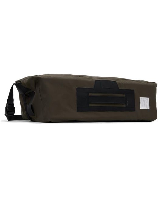 GR10K Black 3l Microgrid Duffle Bag for men
