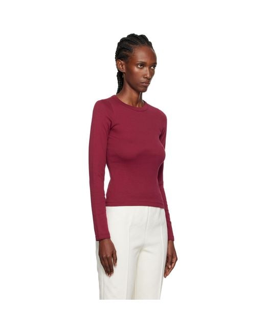 Flore Flore Red Burgundy Max T-Shirt