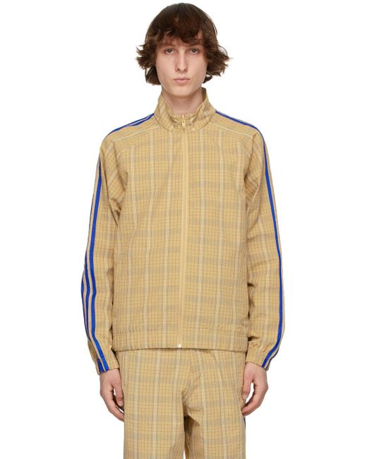 adidas beige track jacket