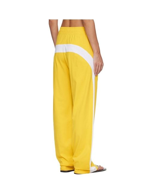 Dries Van Noten Yellow Contrasting Trousers