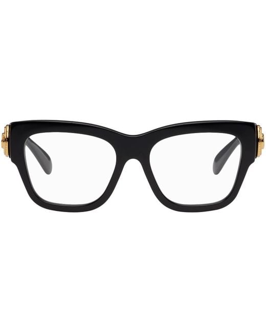 Gucci Black Rectangular Glasses for men