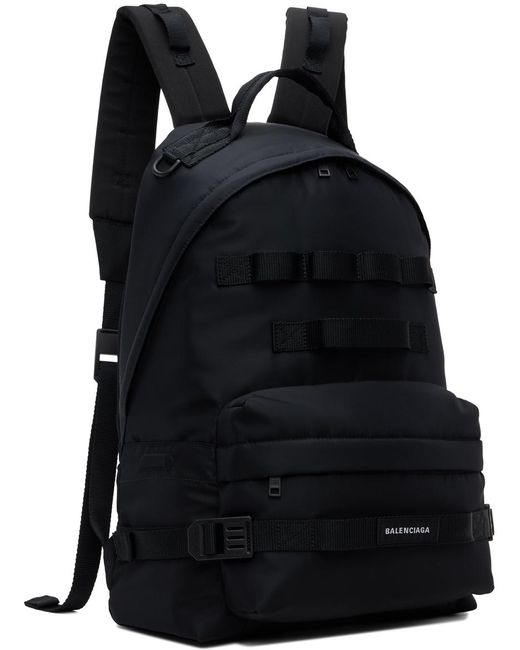 Balenciaga Black Army Medium Multicarry Backpack for men