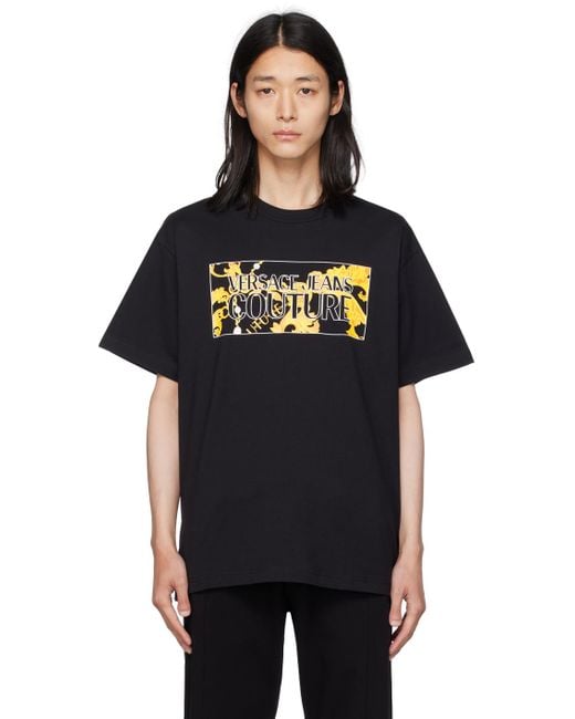 Versace Jeans Couture Black Chain T-shirt for men