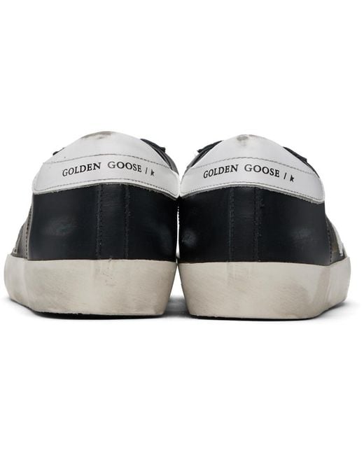 メンズ Golden Goose Deluxe Brand En Goose ブラウン&ホワイト Super-star スニーカー Black