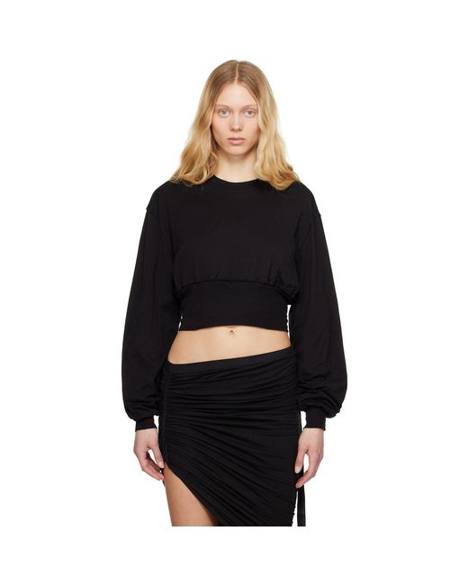 Pull Molletonné Noir Rick Owens en coloris Black