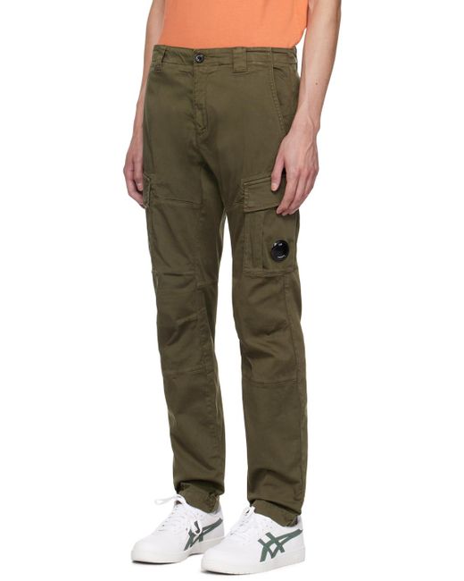 Pantalon cargo kaki à coupe ergonomique C P Company pour homme en coloris Green