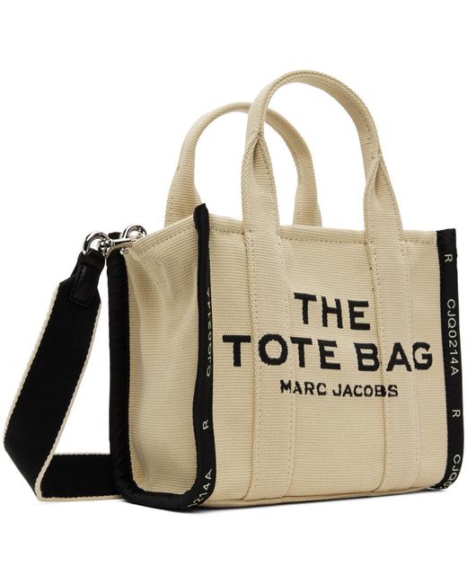 Marc Jacobs Natural Beige 'the Jacquard Small' Tote