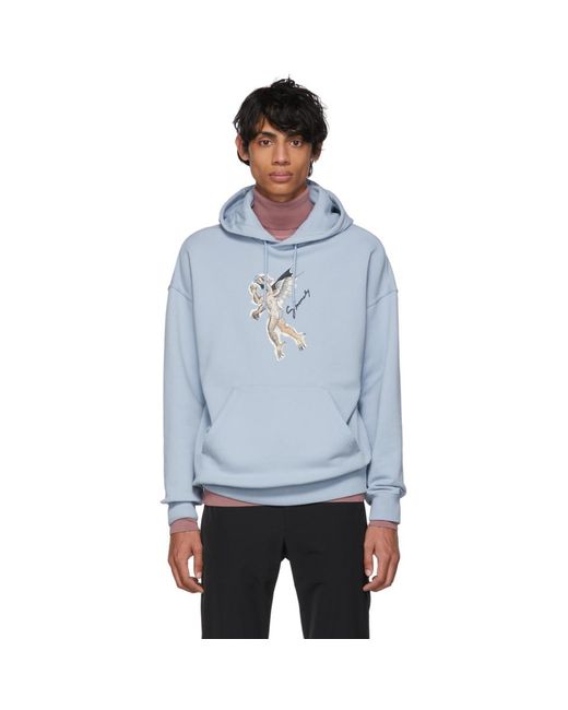 Givenchy Blue Icarus Hoodie for men