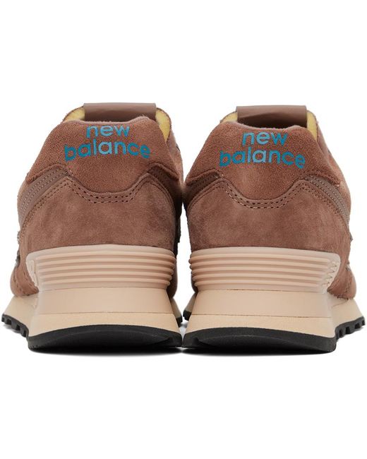 New Balance Black Brown 574 Sneakers for men
