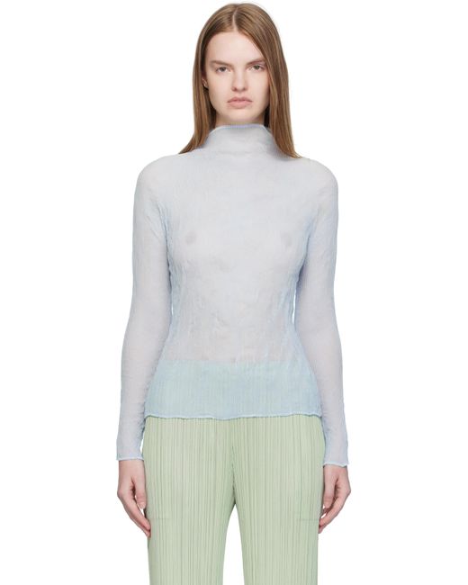 Issey Miyake Multicolor Chiffon Twist 3 Top