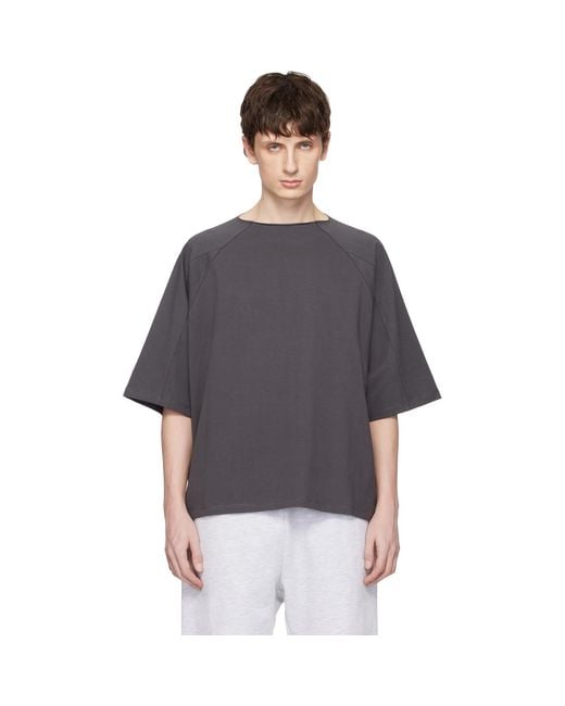Seventh Gray Box Cut T-Shirt for men