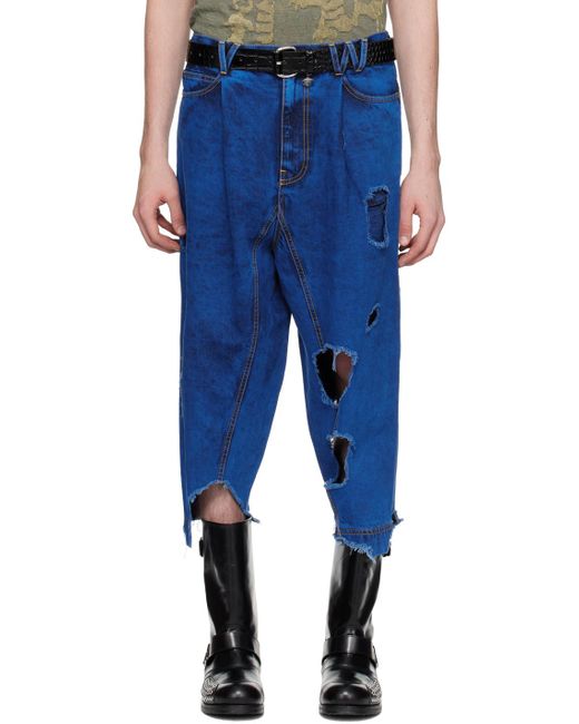 Vivienne Westwood Blue Bleached Jeans for men