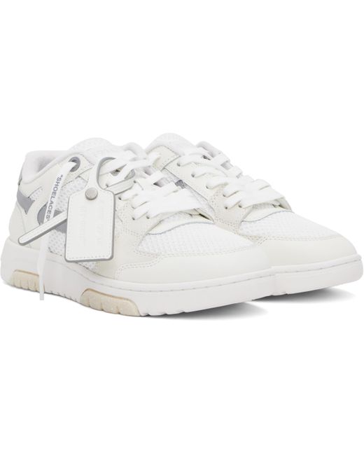 Baskets Étroites Out Of Office Blanc Et Gris Off-White c/o Virgil Abloh en coloris Black