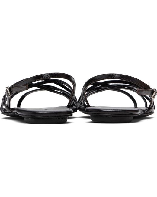 Proenza Schouler Black Uma Slingback Sandals