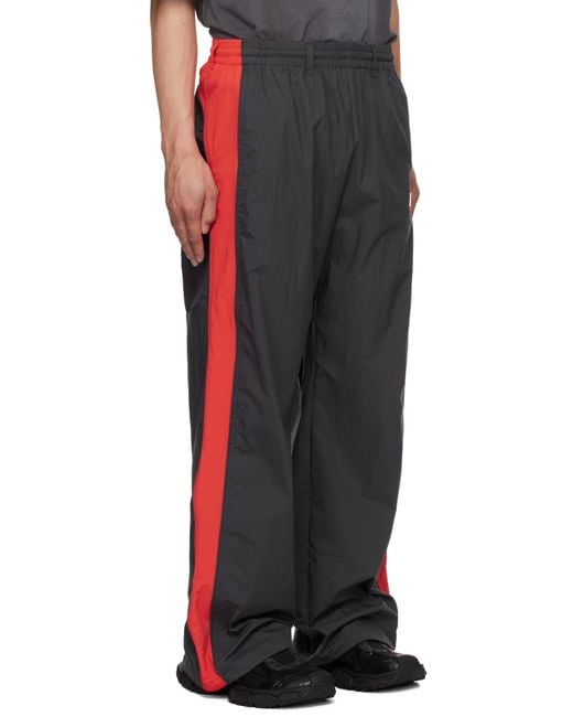we11done Black Selldone Colorblock Track Pants for men