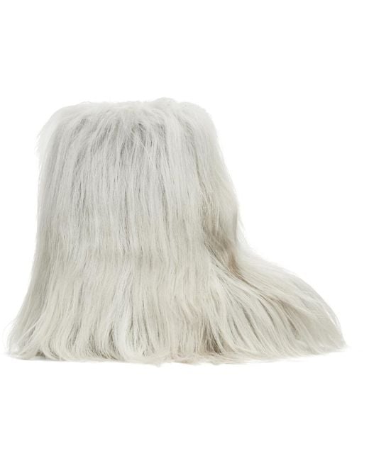 Rick Owens オフホワイト Porterville Mega Bumper Lunar ブーツ