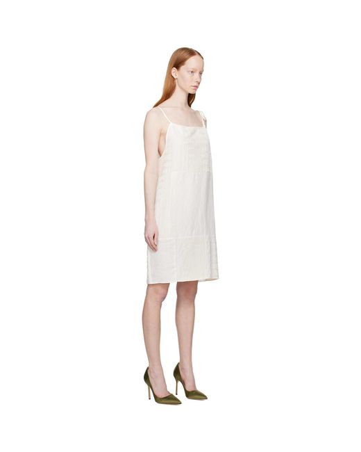 Wynn Hamlyn Black Off- Patchwork Minidress