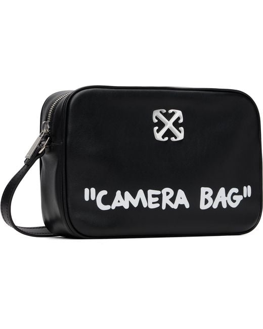Off-White c/o Virgil Abloh Black Quote Jitney Camera Bag