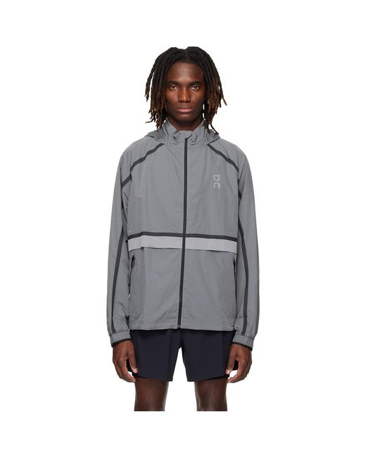 On Shoes Black Performance Volt Running Jacket for men