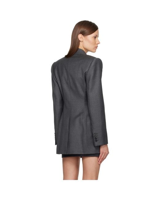 Givenchy Black Double-Breasted Blazer