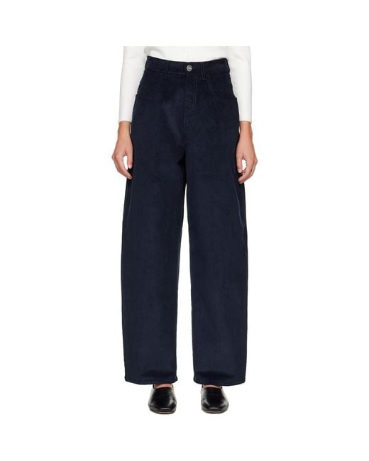 Rohe Blue Bruun Signature Baggy Corduroy Trousers