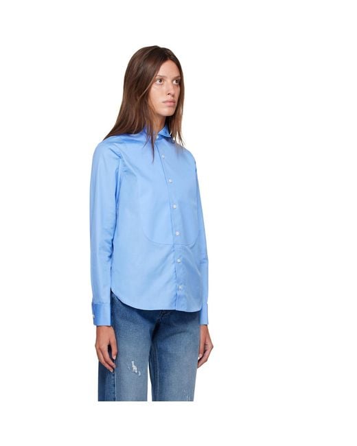 HOMMEGIRLS Blue Tux Shirt