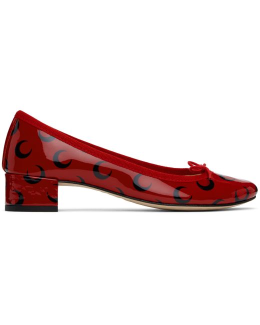 Marine Serre Repetto Edition Camille Moon Printed Leather