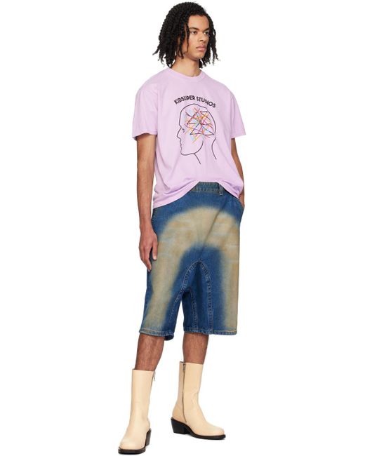 T-shirt mauve à image Kidsuper pour homme en coloris Purple