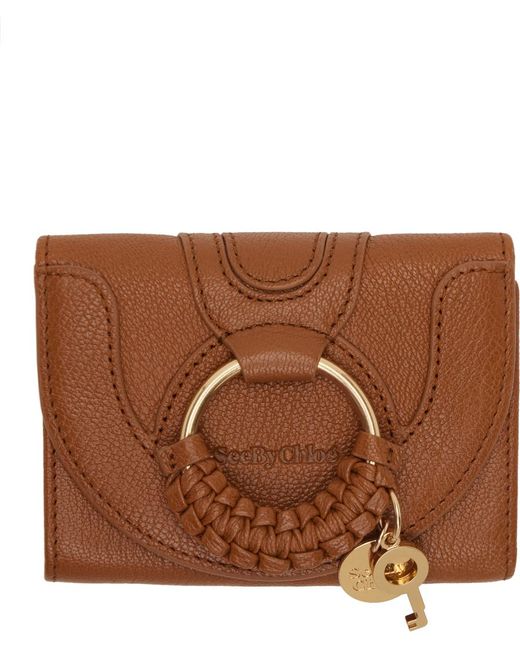 See By Chloé タン Hana コンパクトウォレット Brown