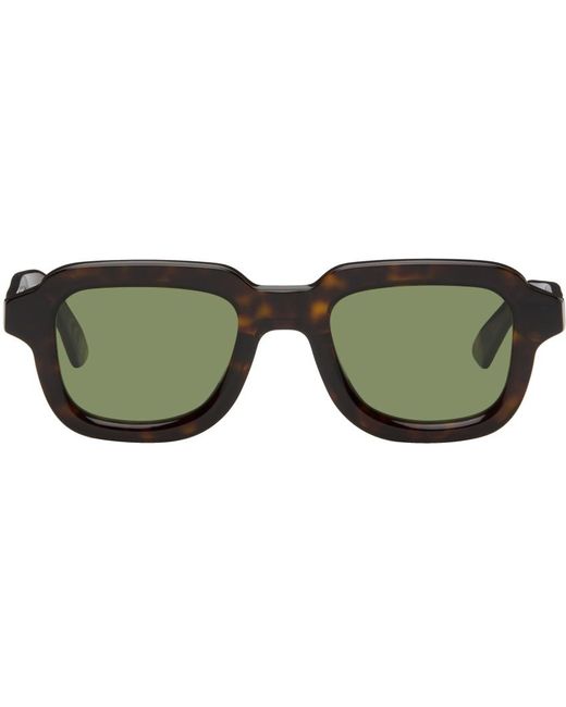 Retrosuperfuture Green Tortoiseshell Lazarus Sunglasses for men