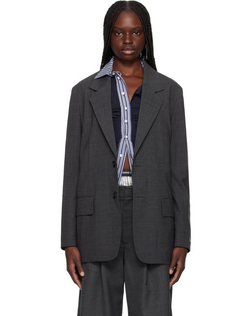 we11done Black Wool Blazer