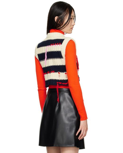 Sportmax Red Off- And Alcali Vest