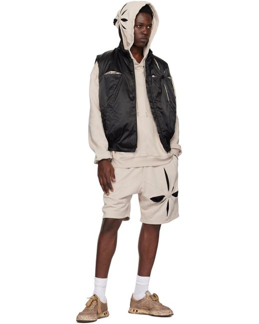 Kusikohc Natural Origami Hoodie for men