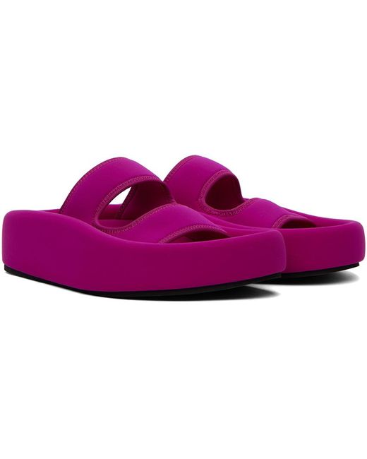 MM6 by Maison Martin Margiela Purple Pink Sunken Sandals