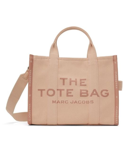 Moyen cabas 'the tote bag' à logo et texte en tissu jacquard Marc Jacobs en coloris Multicolor