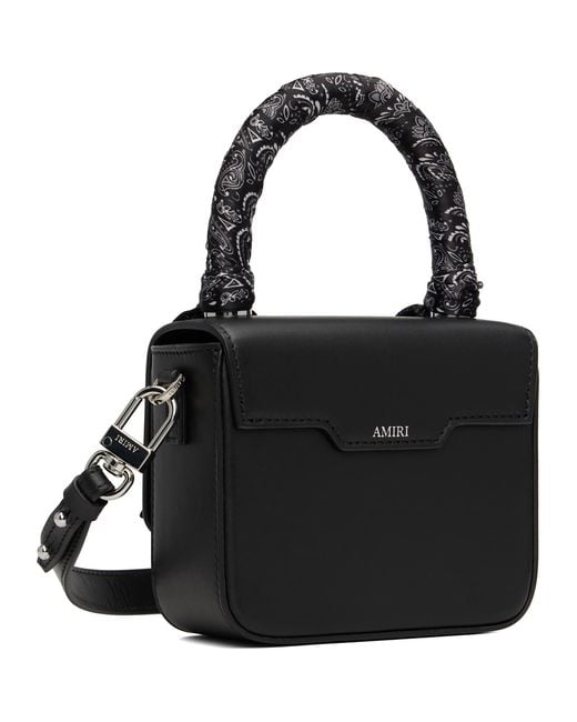 Amiri Black Micro Ma Bag