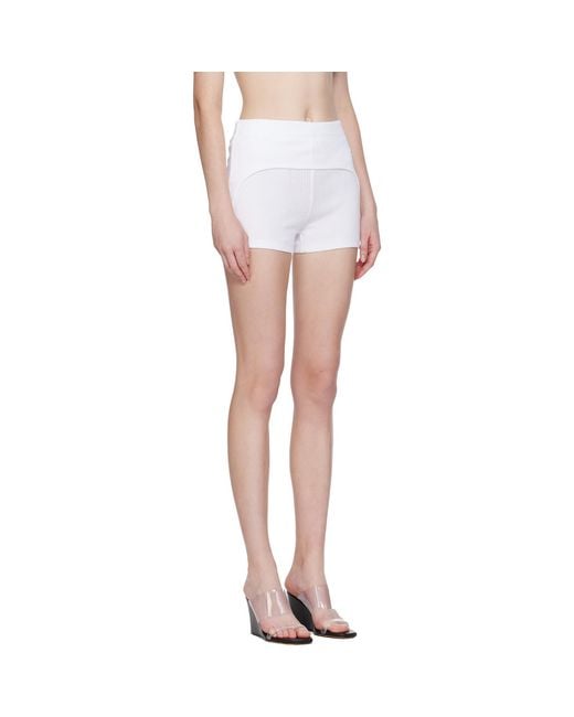 Jean Paul Gaultier Multicolor 'The Garter' Mini Shorts