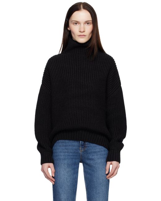 Anine Bing Black Sydney Turtleneck