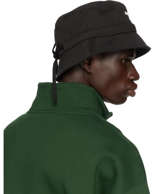 Jacquemus Green Les Classiques 'The Gadjo' Bucket Hat for men