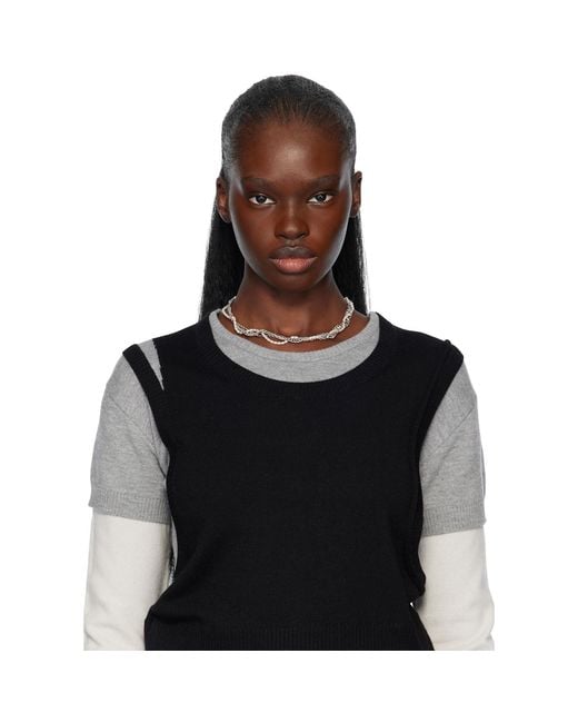 Justine Clenquet Metallic Yumi Necklace